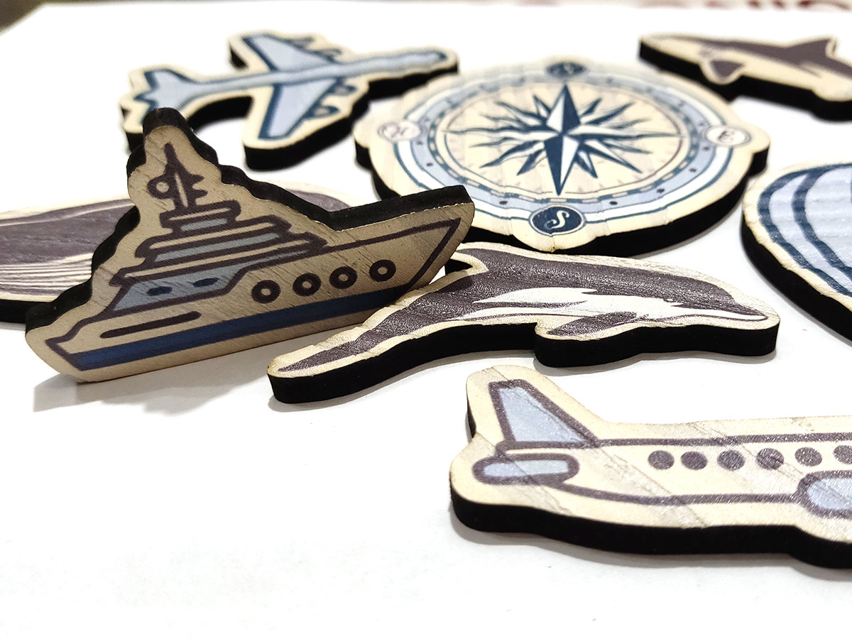 Фигурки из дерева, набор №3