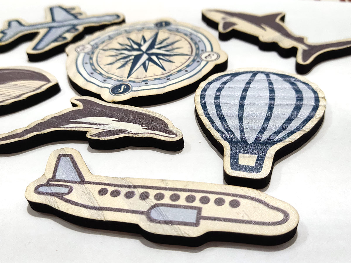 Фигурки из дерева, набор №3