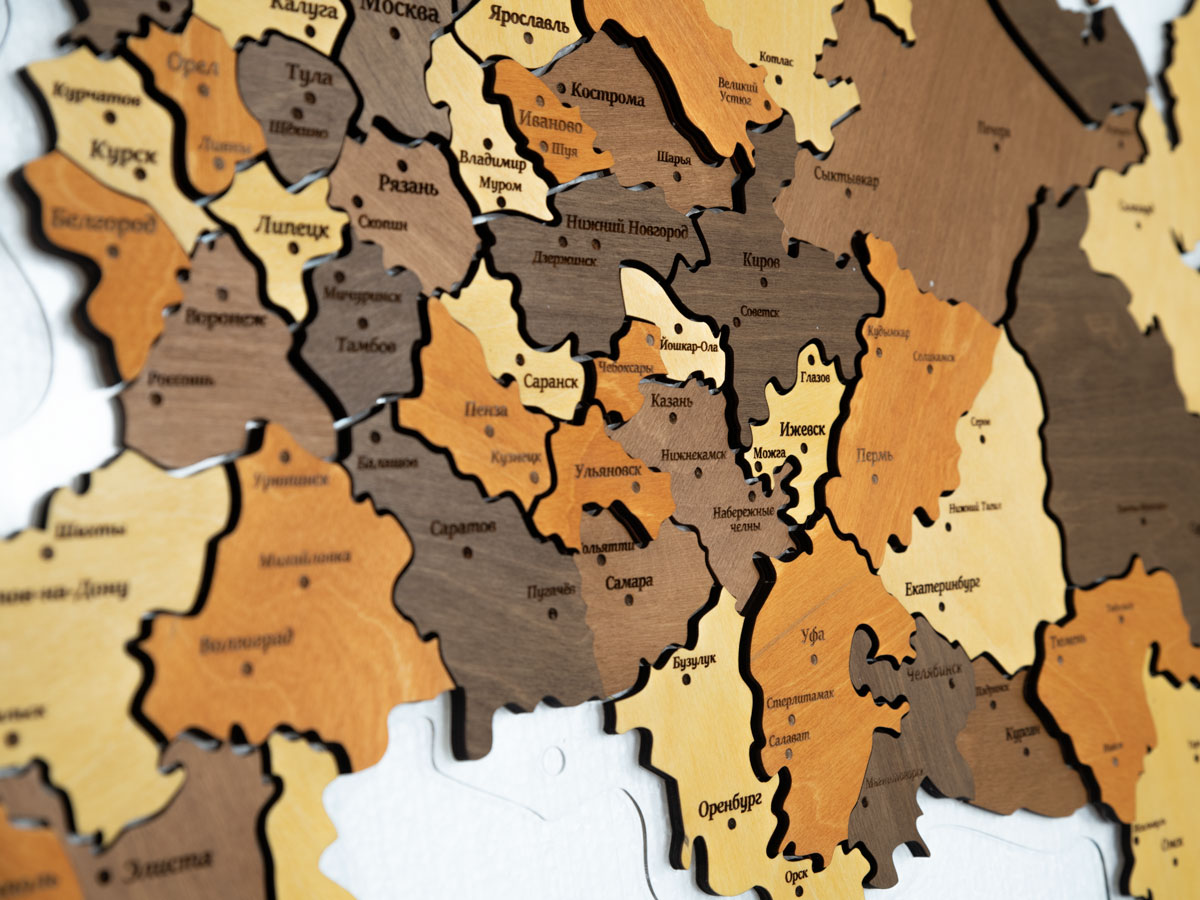 Карта России Джанхотский бор