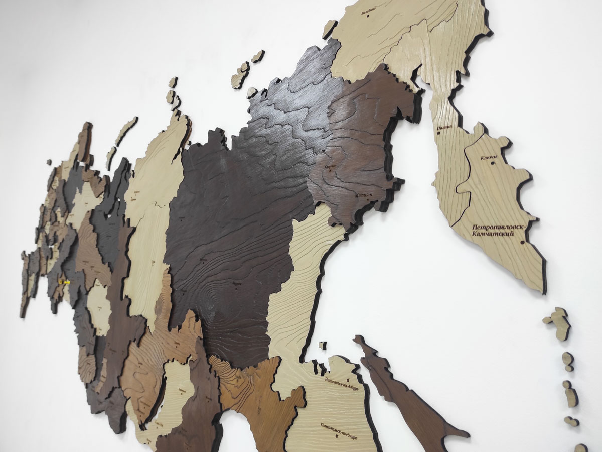 Карта России Торопецкий лес