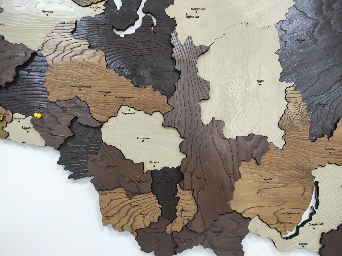 Карта России Торопецкий лес